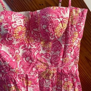 Lilly Pulitzer hot pink dress